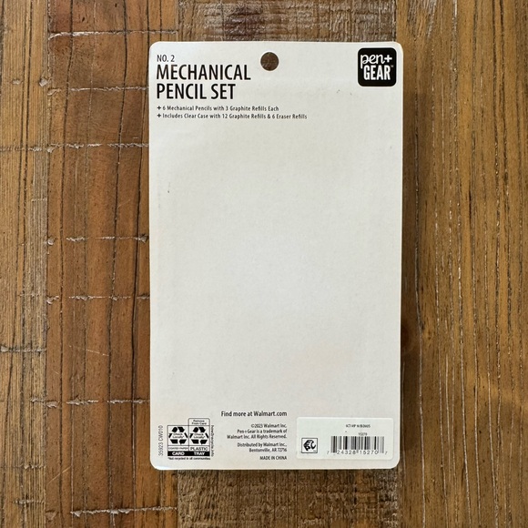 Pen+Gear Mechanical Pencil Set 0.7mm - 6 Pack - Picture 2 of 2